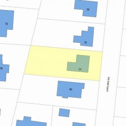 64 Garland Rd, Newton, MA 02459 plot plan