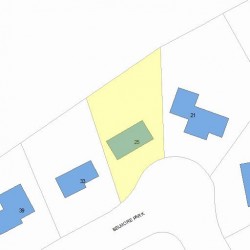 25 Belmore Park, Newton, MA 02462 plot plan