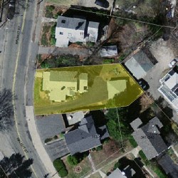 1120 Walnut St, Newton, MA 02461 aerial view