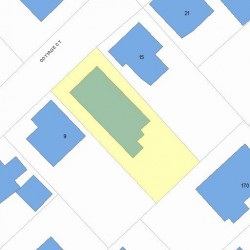 13 Cottage Ct, Newton, MA 02458 plot plan