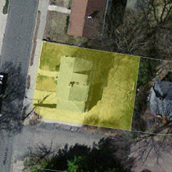 56 Walker St, Newton, MA 02460 aerial view