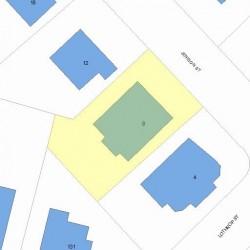 8 Jenison St, Newton, MA 02460 plot plan