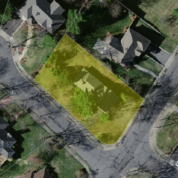 9 Appleton Cir, Newton, MA 02459 aerial view