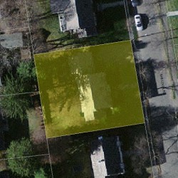 27 Sheldon Rd, Newton, MA 02459 aerial view