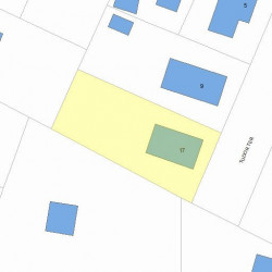 17 Tudor Ter, Newton, MA 02466 plot plan