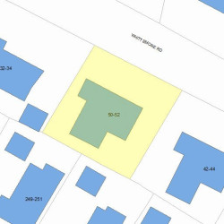 50 Whittemore Rd, Newton, MA 02458 plot plan