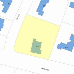 1775 Beacon St, Newton, MA 02468 plot plan