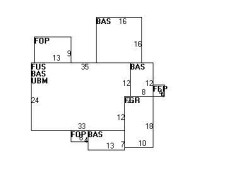 20 Philbrick Rd, Newton, MA 02459 floor plan