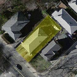 280 Adams St, Newton, MA 02458 aerial view