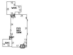 13 Edinboro Pl, Newton, MA 02460 floor plan