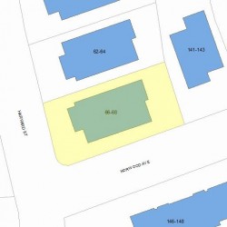 66 Harvard St, Newton, MA 02460 plot plan