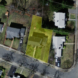 11 Barbara Rd, Newton, MA 02465 aerial view