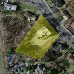 755 Dedham St, Newton, MA 02459 aerial view
