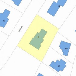 38 Karen Rd, Newton, MA 02468 plot plan