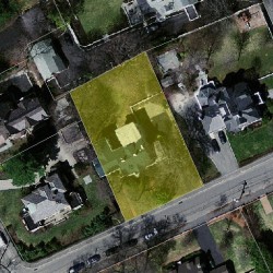 15 Temple St, Newton, MA 02465 aerial view