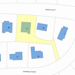 40 Nonantum St, Newton, MA 02458 plot plan