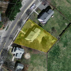 236 Lexington St, Newton, MA 02466 aerial view