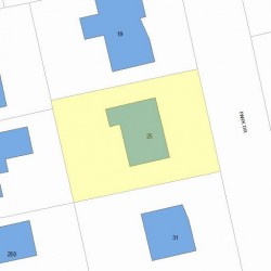 25 Park Dr, Newton, MA 02461 plot plan