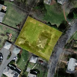 45 Metacomet Rd, Newton, MA 02468 aerial view