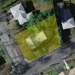 98 Brandeis Rd, Newton, MA 02459 aerial view