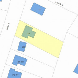 228 Grove St, Newton, MA 02466 plot plan