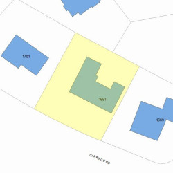 1691 Commonwealth Ave, Newton, MA 02465 plot plan