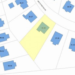 31 Westchester Rd, Newton, MA 02458 plot plan