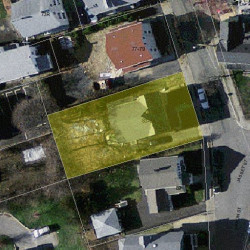 83 Faxon St, Newton, MA 02458 aerial view