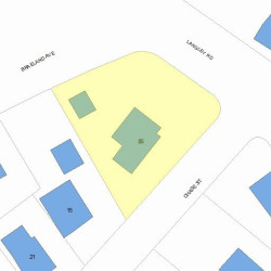 85 Langley Rd, Newton, MA 02459 plot plan
