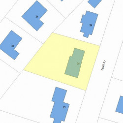 31 Bemis St, Newton, MA 02460 plot plan