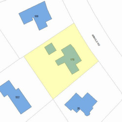 178 Arnold Rd, Newton, MA 02459 plot plan