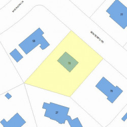 78 Bontempo Rd, Newton, MA 02459 plot plan