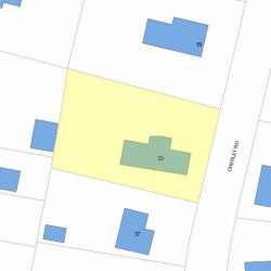 29 Chesley Rd, Newton, MA 02459 plot plan