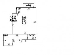 19 Irvington St, Newton, MA 02468 floor plan