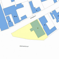 38 Border St, Newton, MA 02465 plot plan
