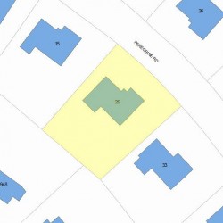 25 Peregrine Rd, Newton, MA 02459 plot plan