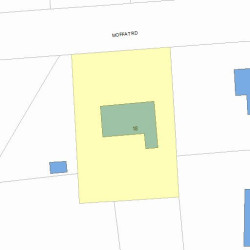 18 Moffat Rd, Newton, MA 02468 plot plan