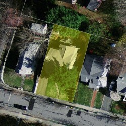 51 Cotton St, Newton, MA 02458 aerial view