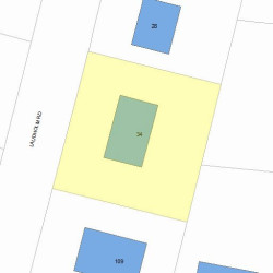 34 Laudholm Rd, Newton, MA 02458 plot plan