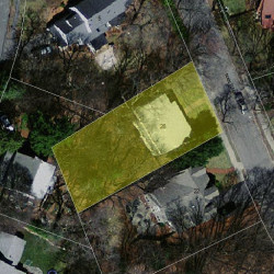 28 Nantucket Rd, Newton, MA 02461 aerial view