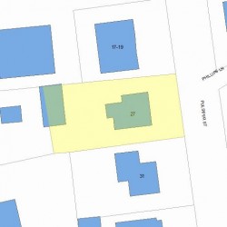 27 Pulsifer St, Newton, MA 02460 plot plan