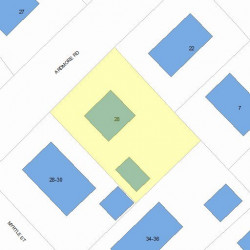 28 Ardmore Rd, Newton, MA 02465 plot plan