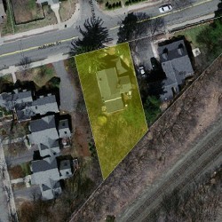 496 Auburn St, Newton, MA 02466 aerial view