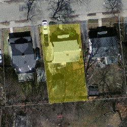 16 Ware Rd, Newton, MA 02466 aerial view