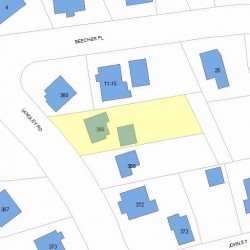 366 Langley Rd, Newton, MA 02459 plot plan