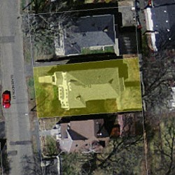 10 Clarendon St, Newton, MA 02460 aerial view