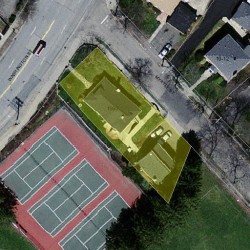 1560 Washington St, Newton, MA 02465 aerial view
