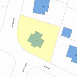 35 Derby St, Newton, MA 02465 plot plan