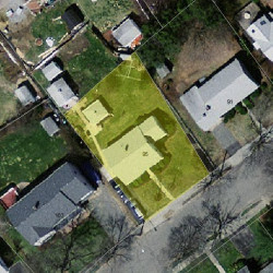 95 Albert Rd, Newton, MA 02466 aerial view