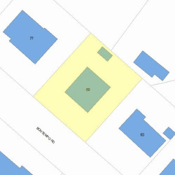 69 Bontempo Rd, Newton, MA 02459 plot plan